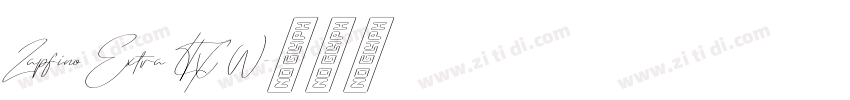 Zapfino Extra LTX W字体转换
